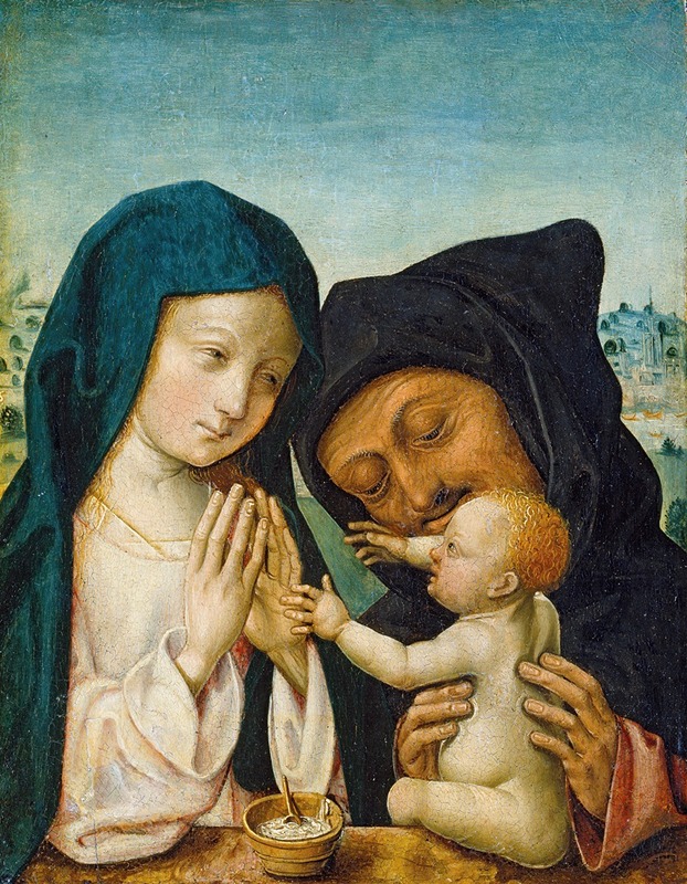 Master of the Saint Bartholomew Altarpiece - The Holy Family