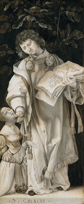 Matthias Grünewald - Saint Cyriacus