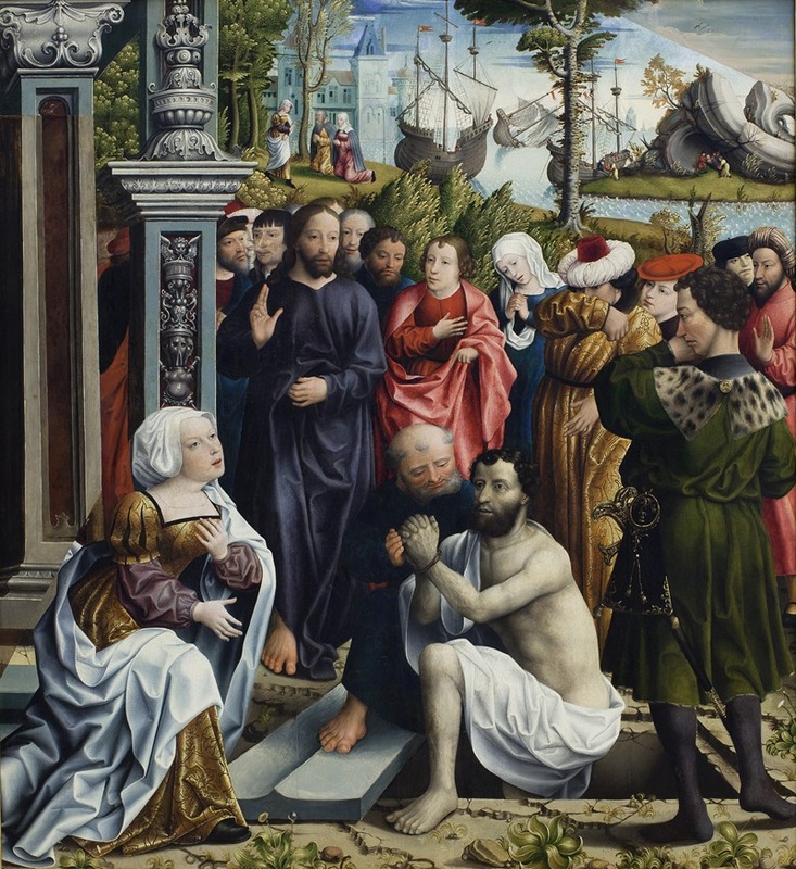 Master of the Legend of the Magdalen - The Raising of Lazarus
