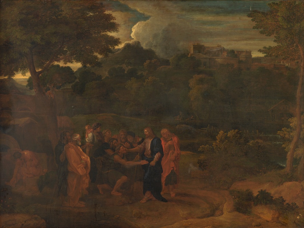Nicolas Poussin - The Healing of the Two Blind Men at Jericho