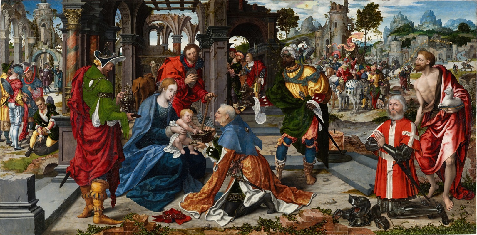 Noël Bellemare - Adoration of the Magi with the Donor Philippe de Villiers de l’Isle-Adam