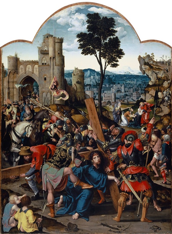 Pieter Coecke van Aelst - Christ Carrying the Cross