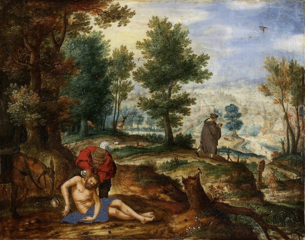 Pieter Stevens Circle - Landscape with the Good Samaritan