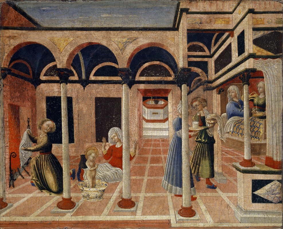 Pietro Di Giovanni D'ambrogio - The Miracle at the Birth of Saint Nicholas