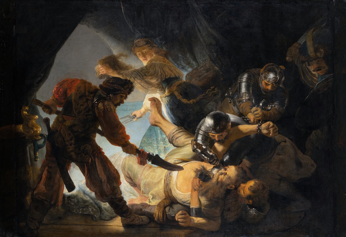 Rembrandt van Rijn - The Blinding of Samson