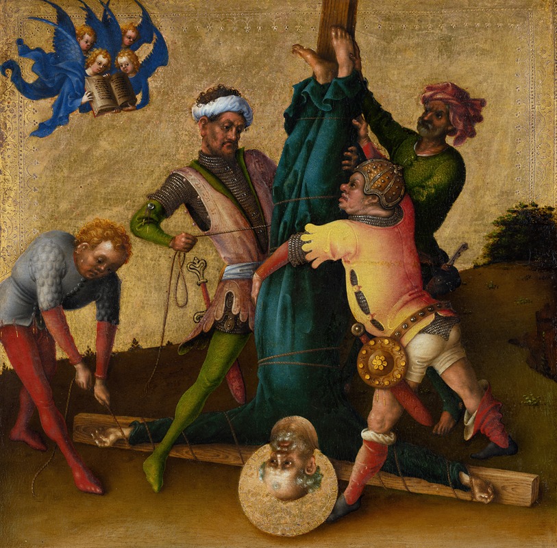 Stefan Lochner - Martyrdom of St Peter