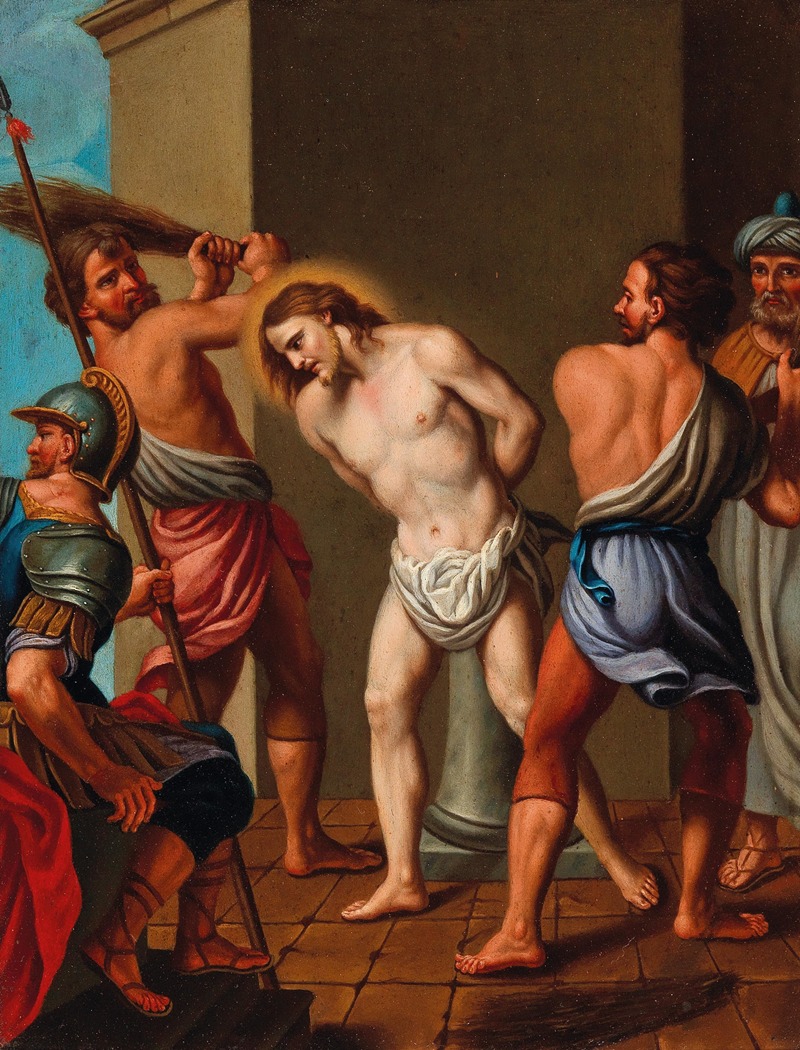 Bolognese School - The Flagellation of Christ