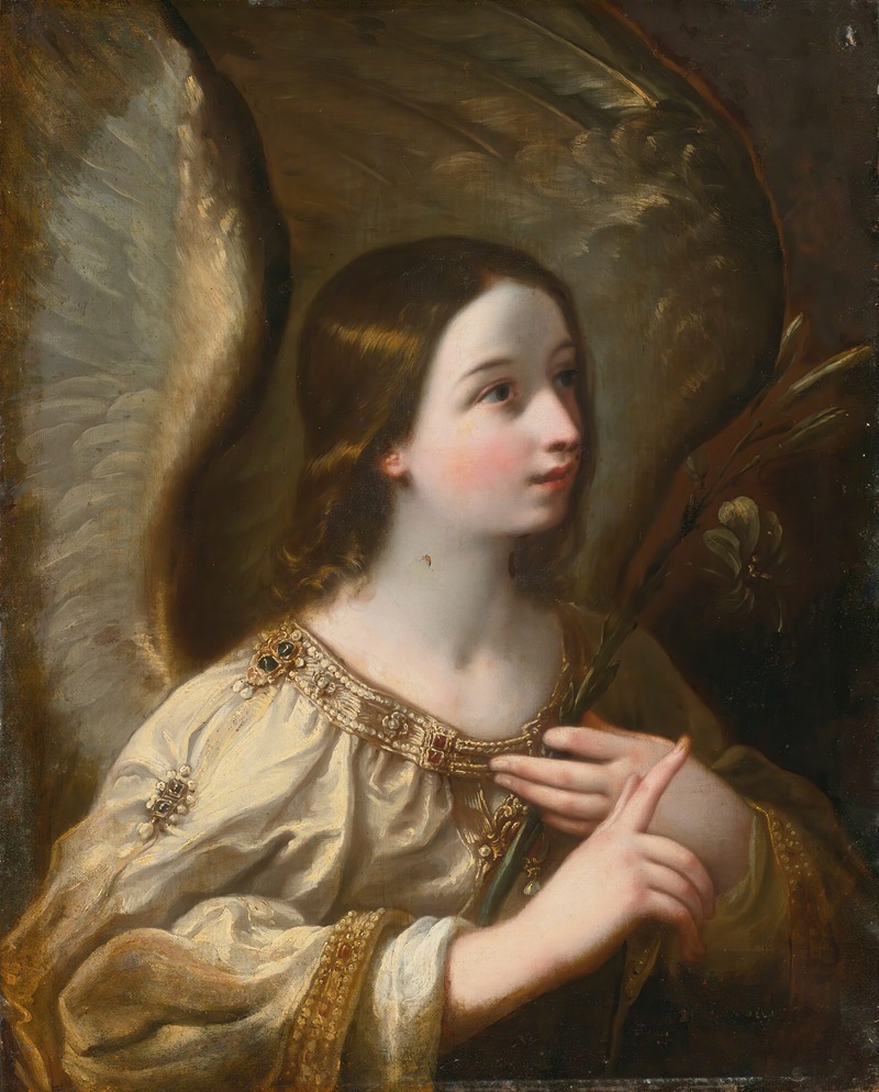 Circle of Guido Reni - ANGEL OF THE ANNUNCIATION
