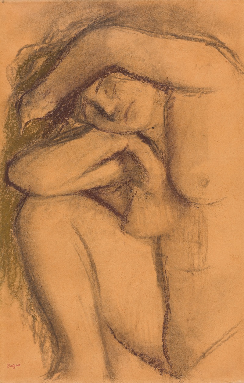Edgar Degas - Study of the nude