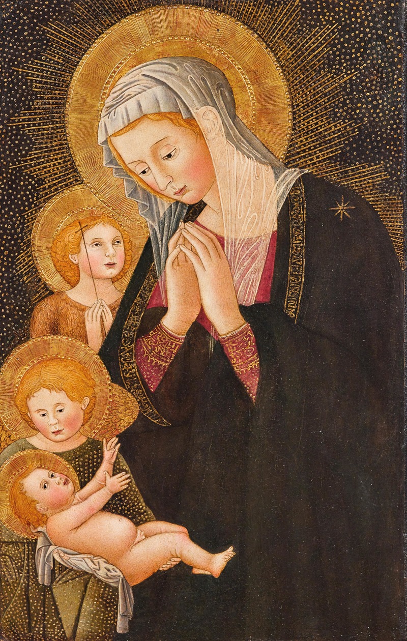Florentine School - The Madonna and Child with Angels