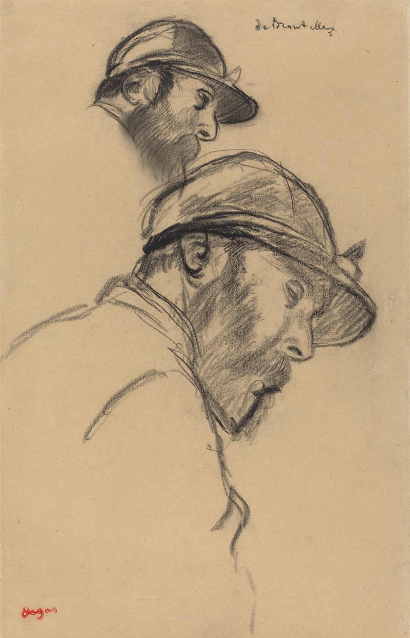 Edgar Degas - Study of a Jockey (M. de Broutelles)