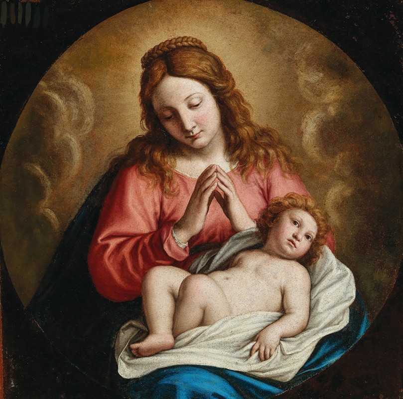 Giovanni Battista Salvi da Sassoferrato - The Madonna and Child