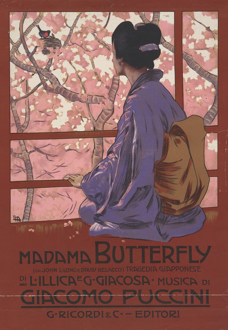 Leopoldo Metlicovitz - Madama Butterfly tragedia giapponese