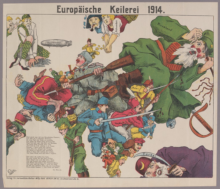 Linge - Europäische Kilerei 1914