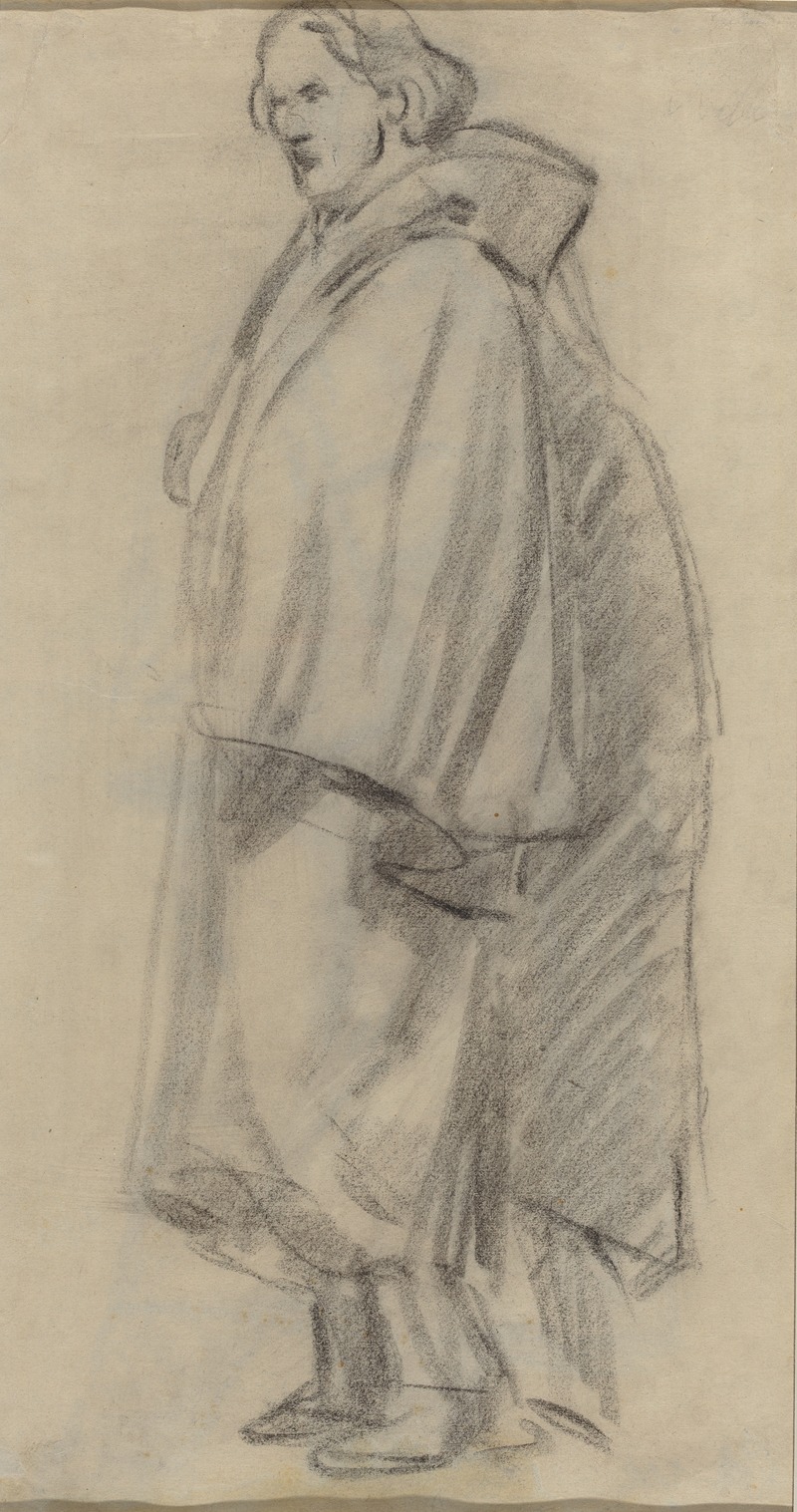 Édouard Manet - Man Wearing a Cloak (verso)