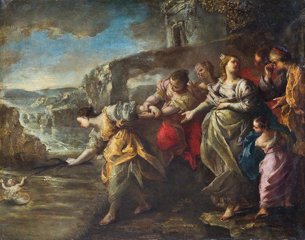 Neapolitan School - The Finding of Moses