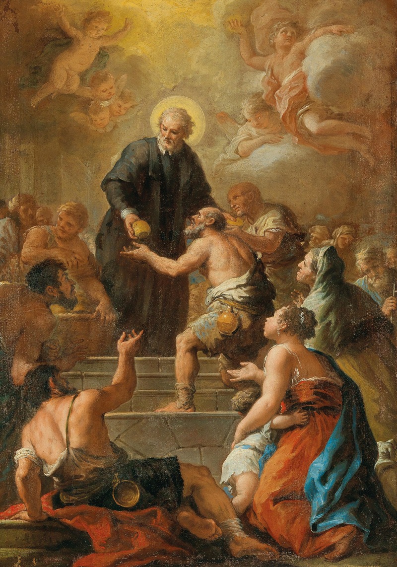 Paolo de Matteis - Charity of Saint Vincent de Paul
