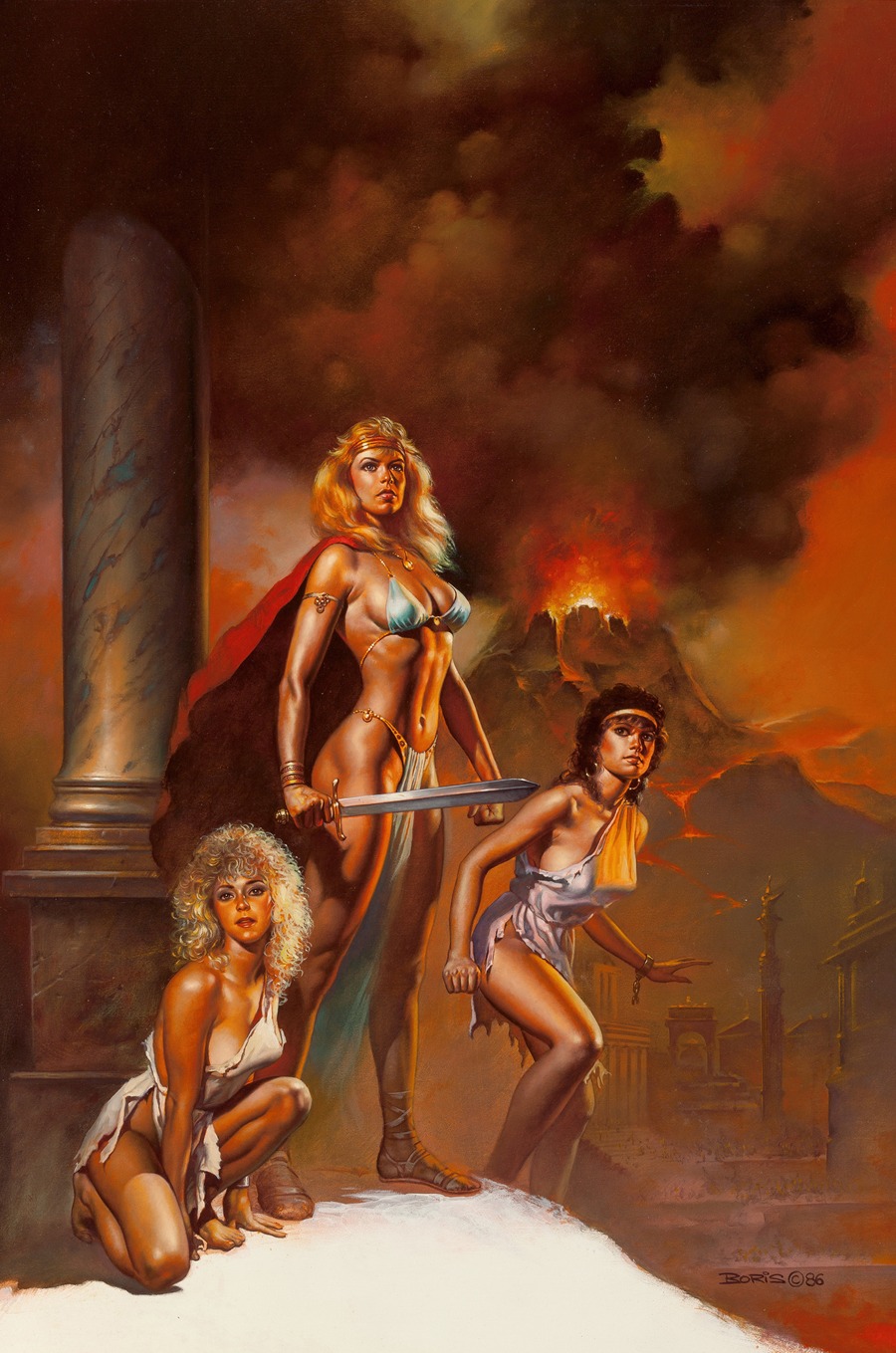 Boris Vallejo - Warrior Queen (Pompeii)