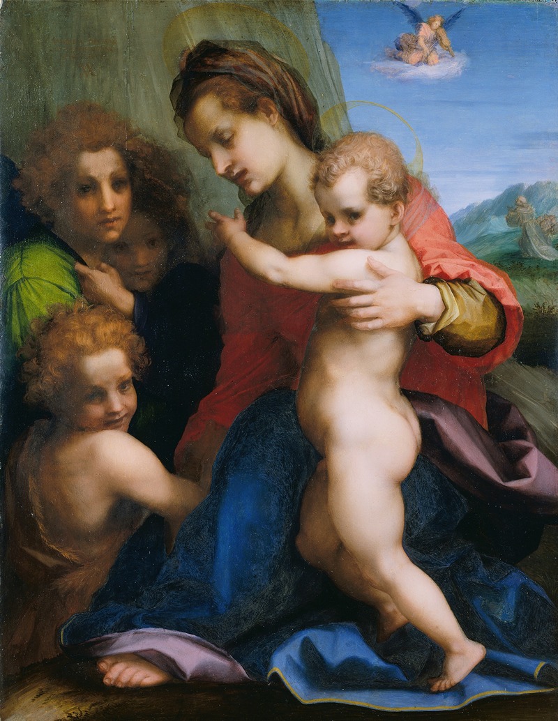 Andrea del Sarto - The Virgin and Child with the Infant Baptist