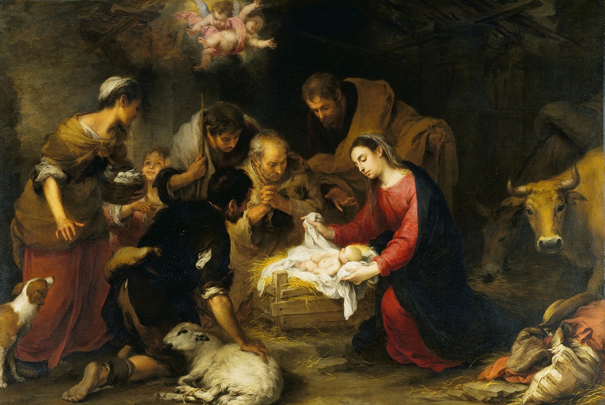 Bartolomé Estebán Murillo - The Adoration of the Shepherds