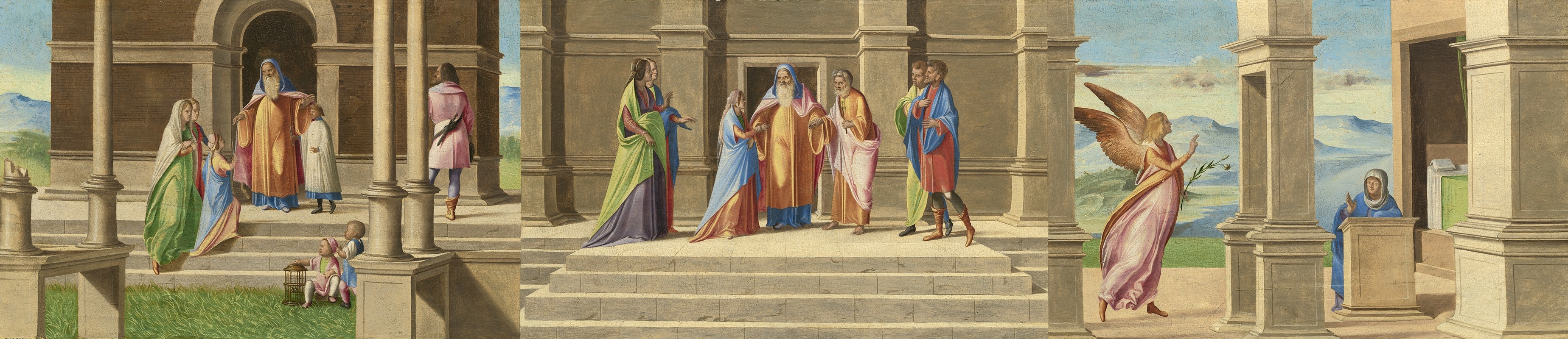 Benedetto Diana - The Presentation and Marriage of the Virgin, and the Annunciation