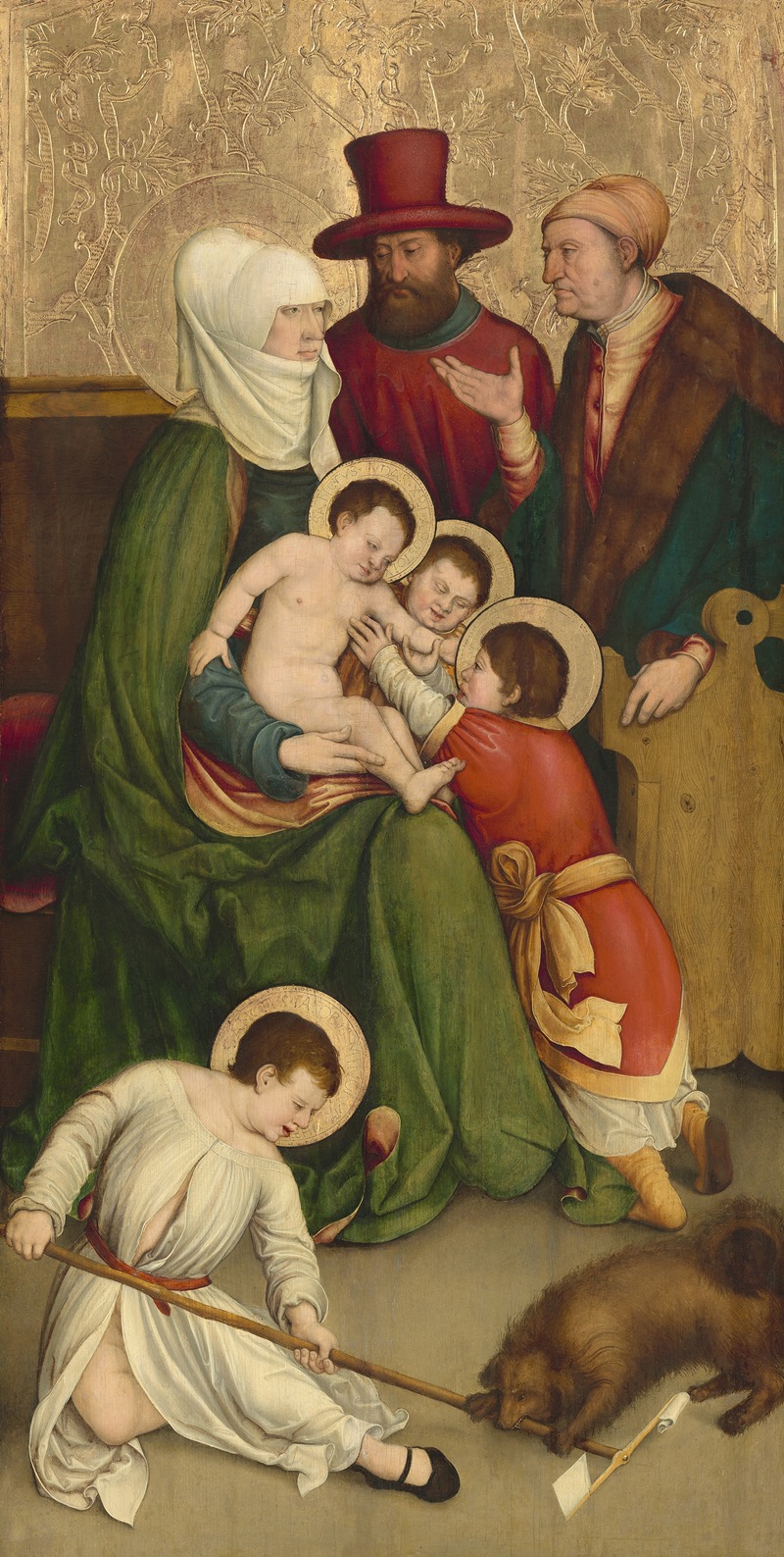 Bernhard Strigel - Saint Mary Cleophas and Her Family