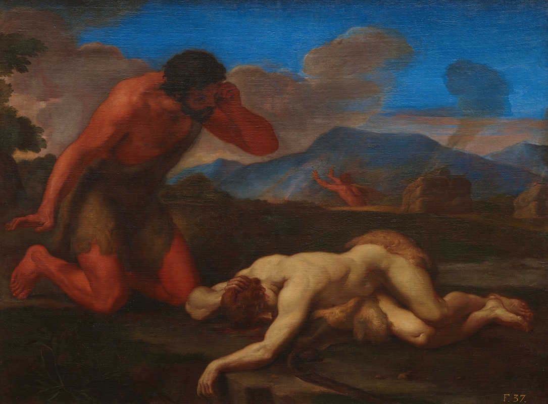 Carlo Magnone - Adam Discovering the Body of Abel