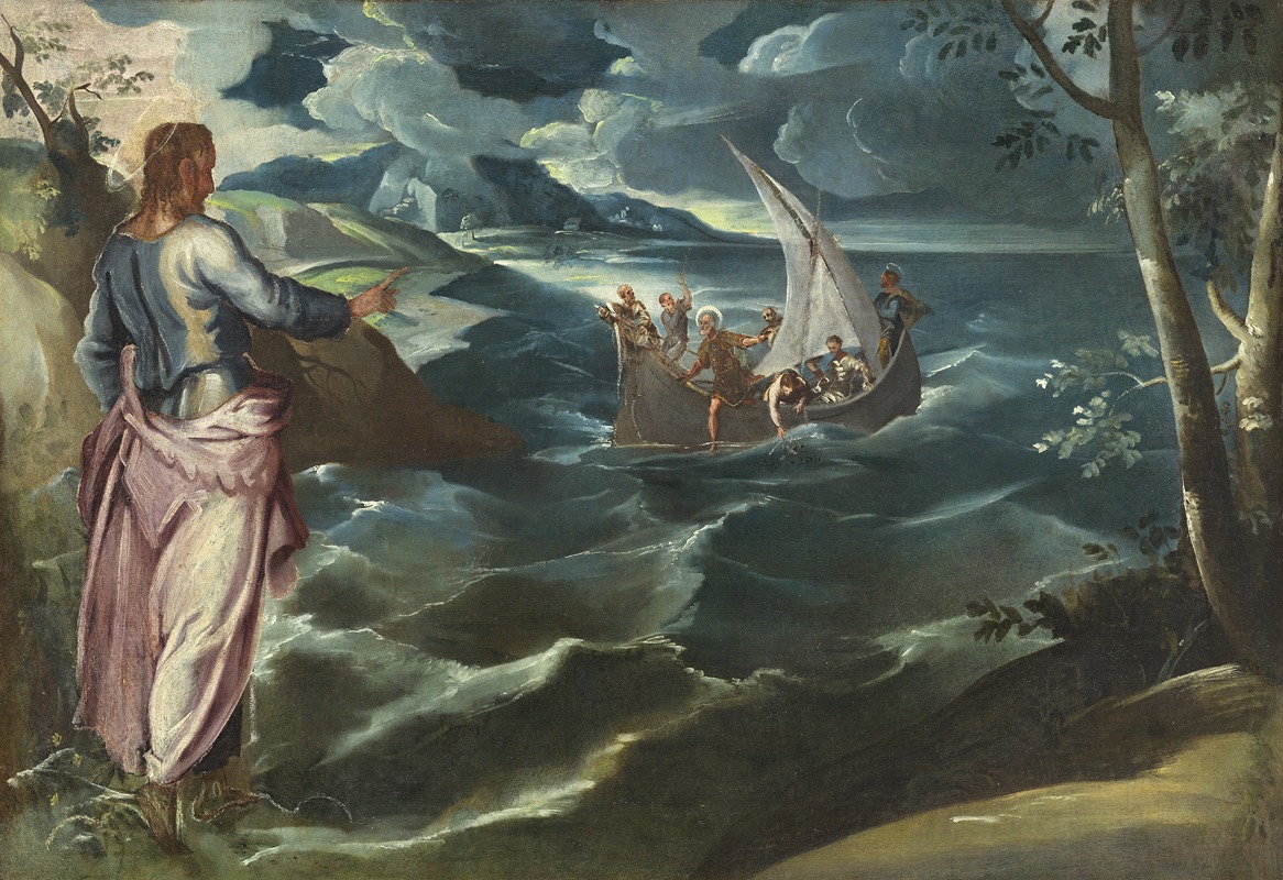 Circle of Tintoretto - Christ at the Sea of Galilee