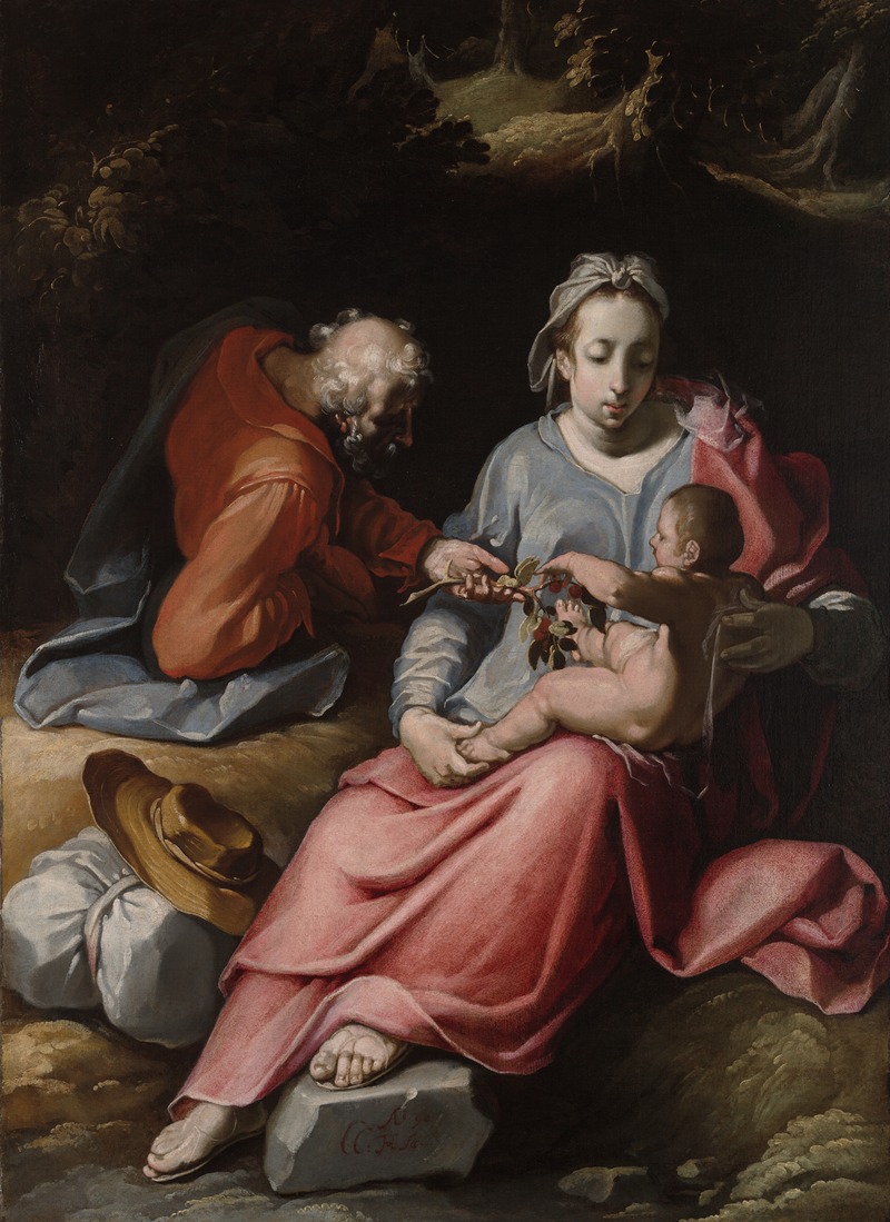 Cornelis Cornelisz Van Haarlem - The Holy Family