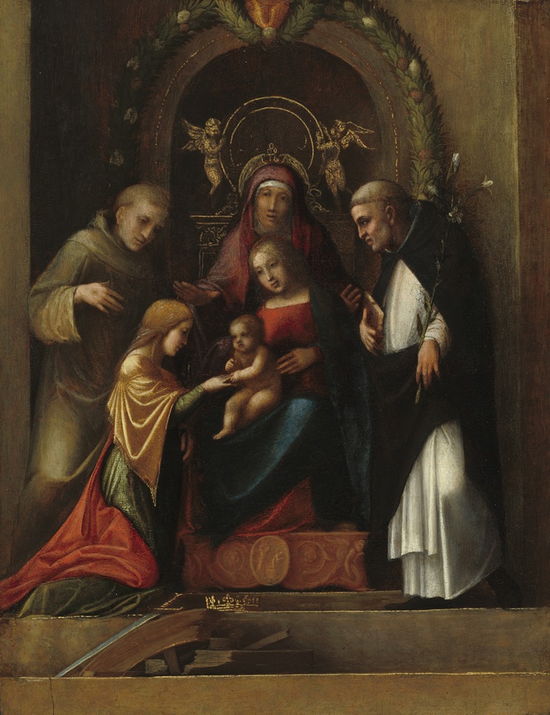 Correggio - The Mystic Marriage of Saint Catherine