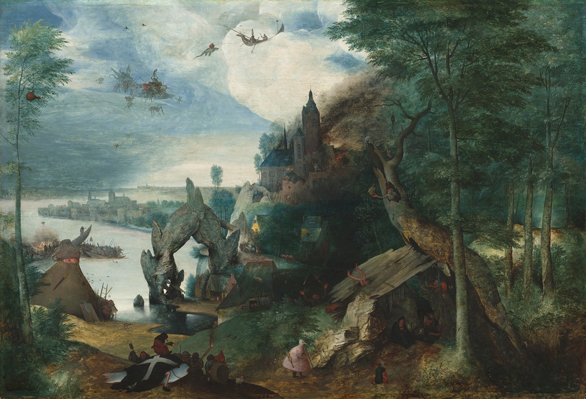 Follower of Pieter Bruegel the Elder - The Temptation of Saint Anthony