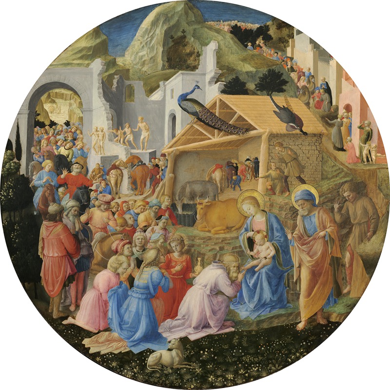 Fra Angelico and Fra Filippo Lippi - The Adoration of the Magi