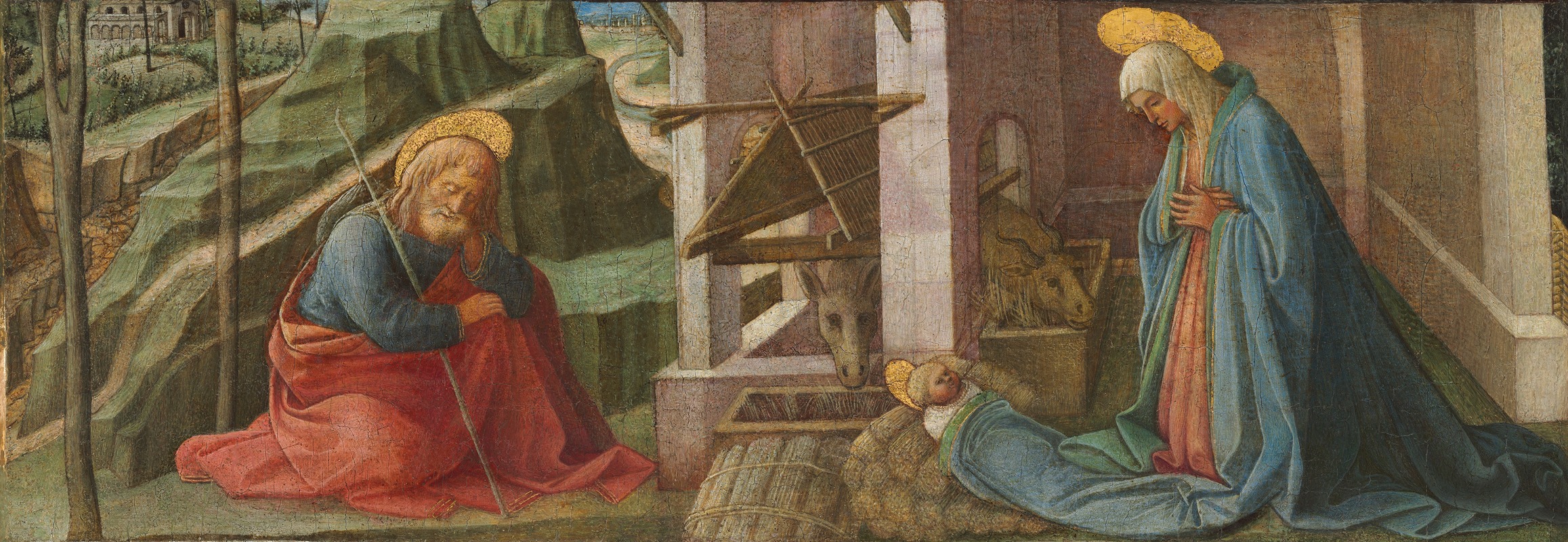 Follower of Filippo Lippi - The Nativity