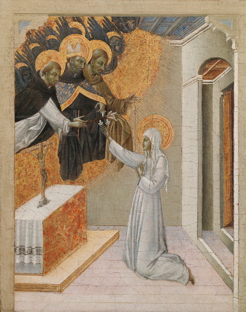 Giovanni di Paolo - St. Catherine of Siena Invested with the Dominican Habit