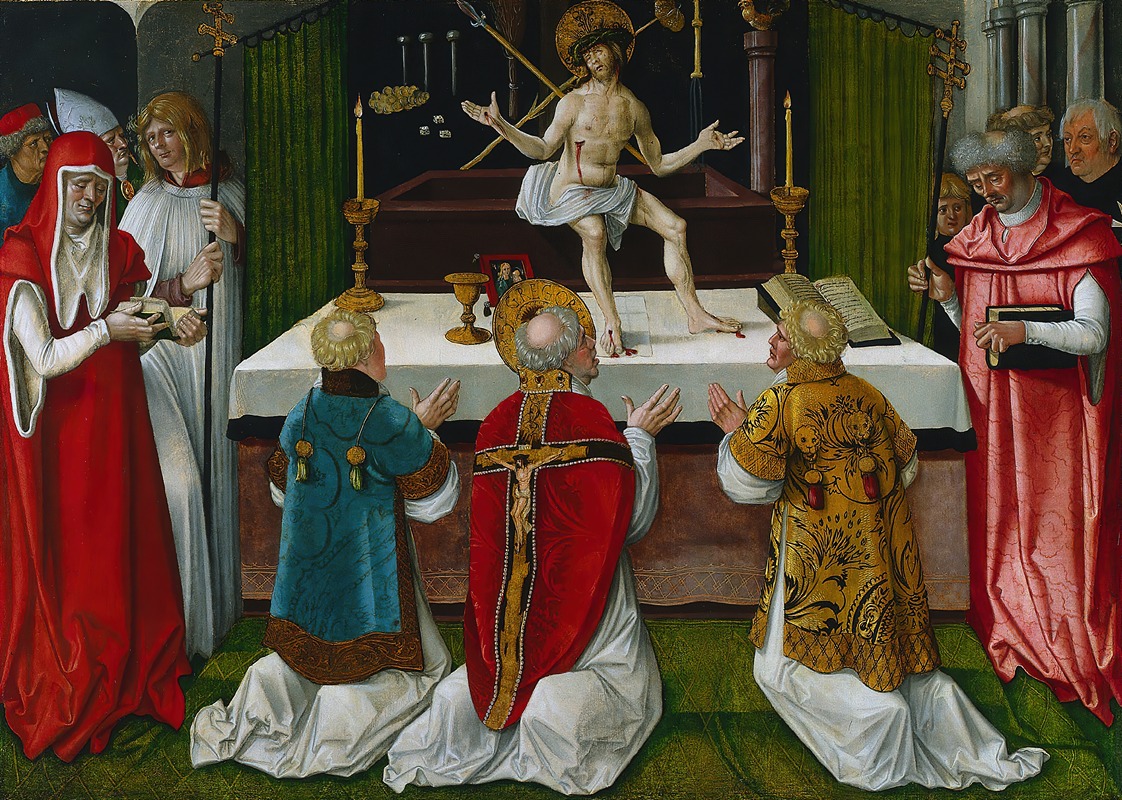 Hans Baldung - The Mass of Saint Gregory