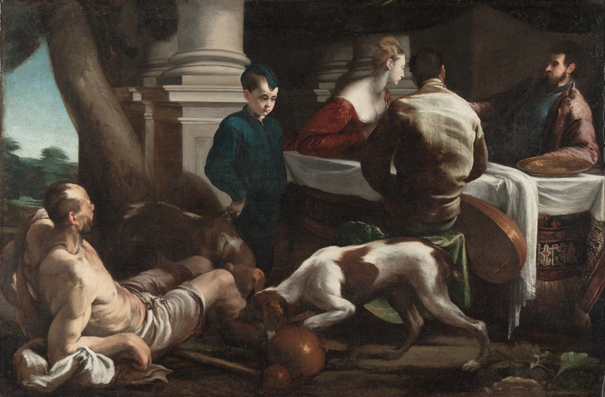 Jacopo Bassano - Lazarus and the Rich Man