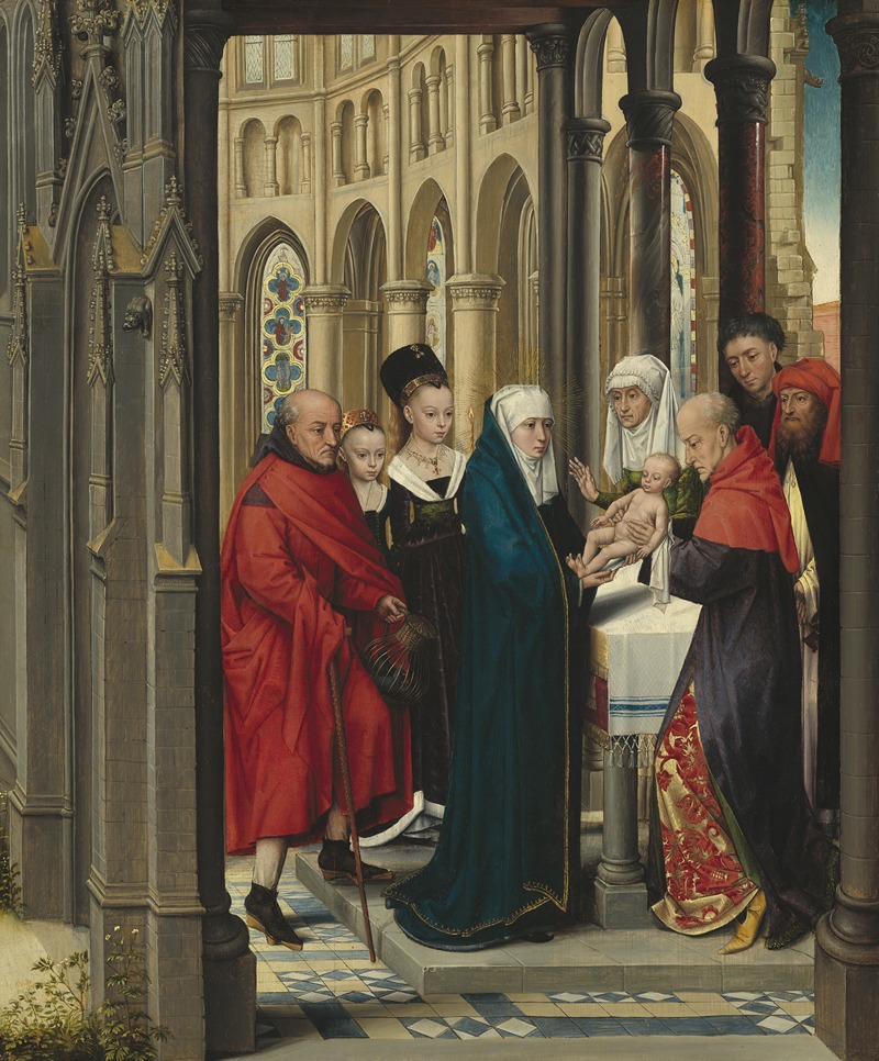 Master of the Prado 'Adoration of the Magi'. - The Presentation in the Temple