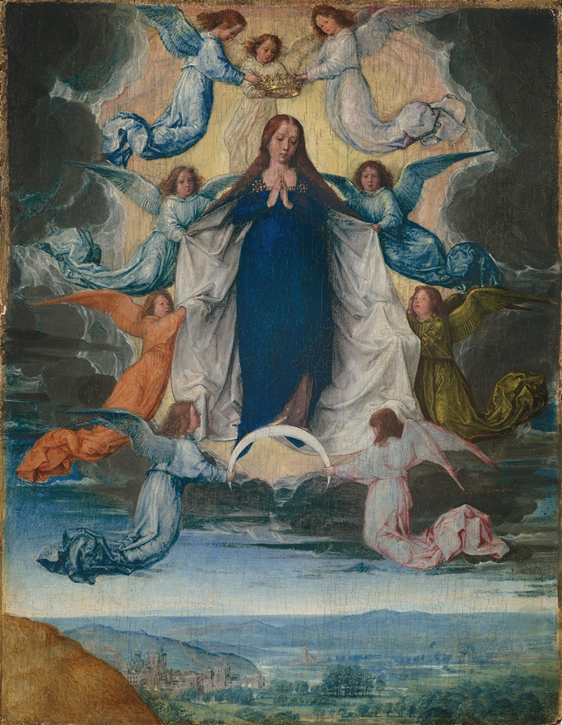 Michel Sittow - The Assumption of the Virgin