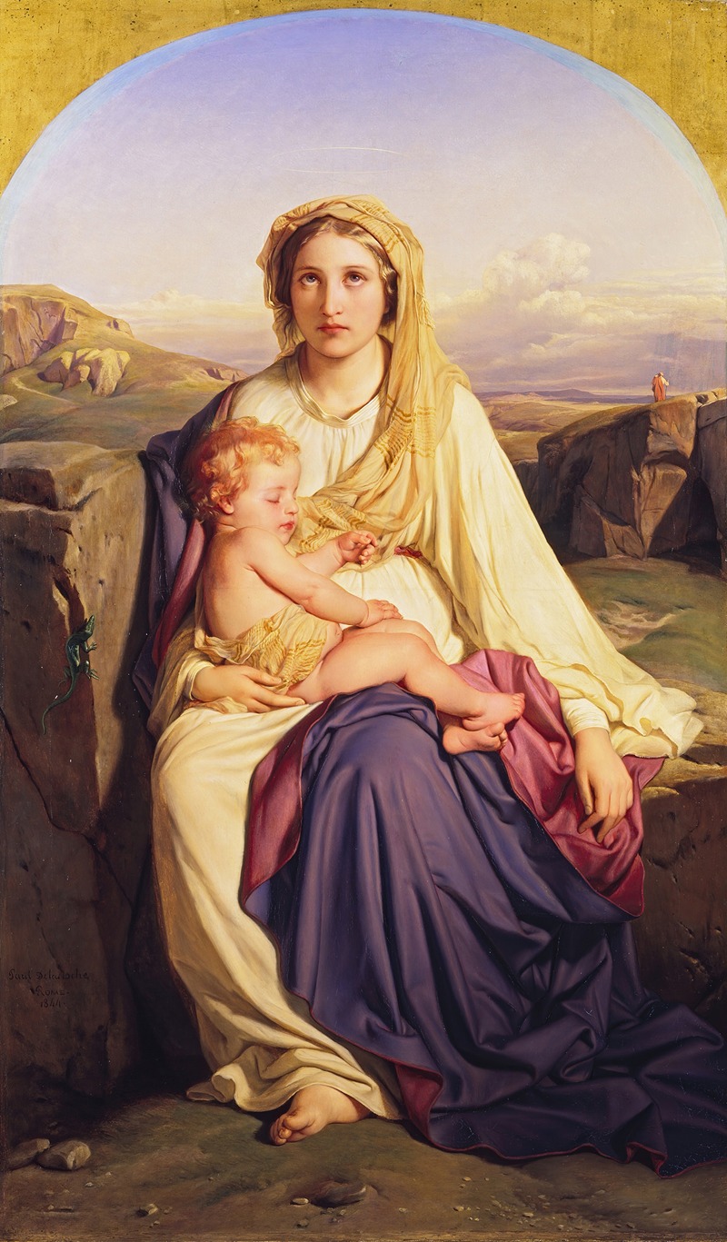 Paul Delaroche - The Virgin and Child