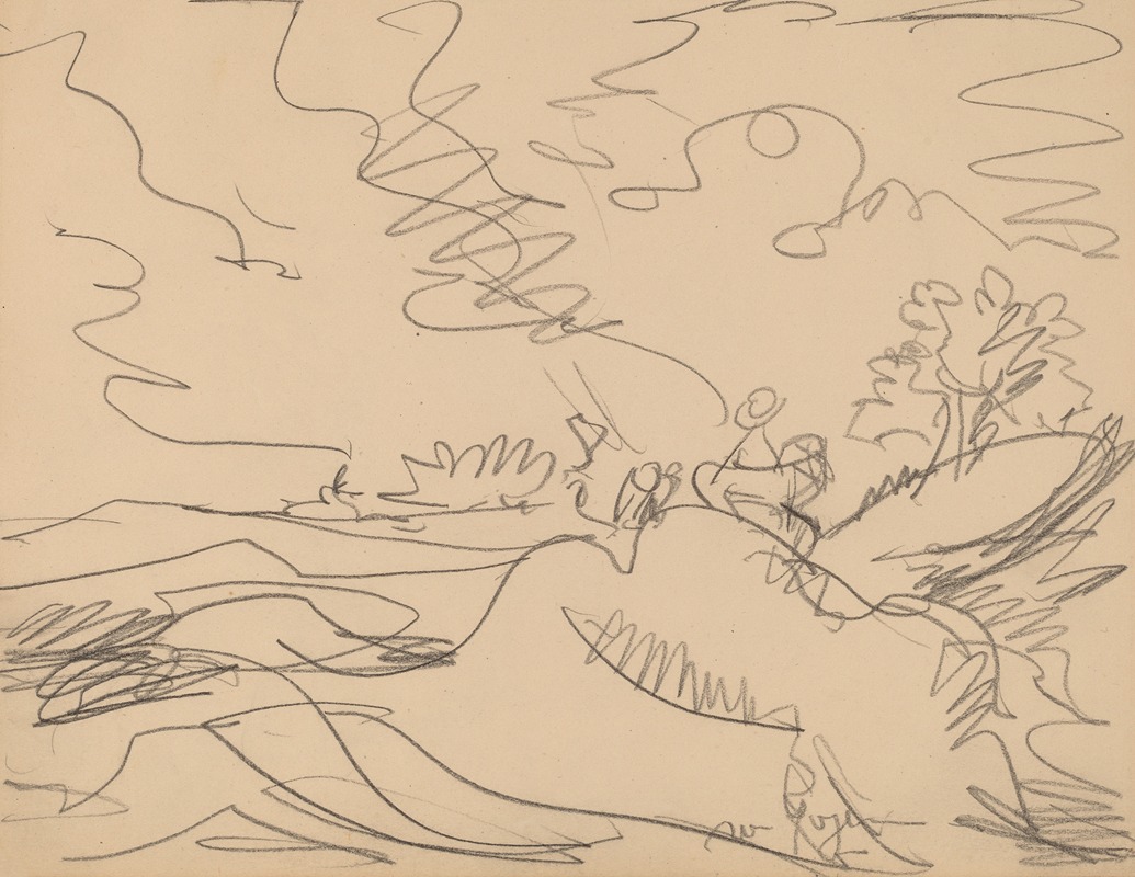 Ernst Ludwig Kirchner - Landscape in the Taunus
