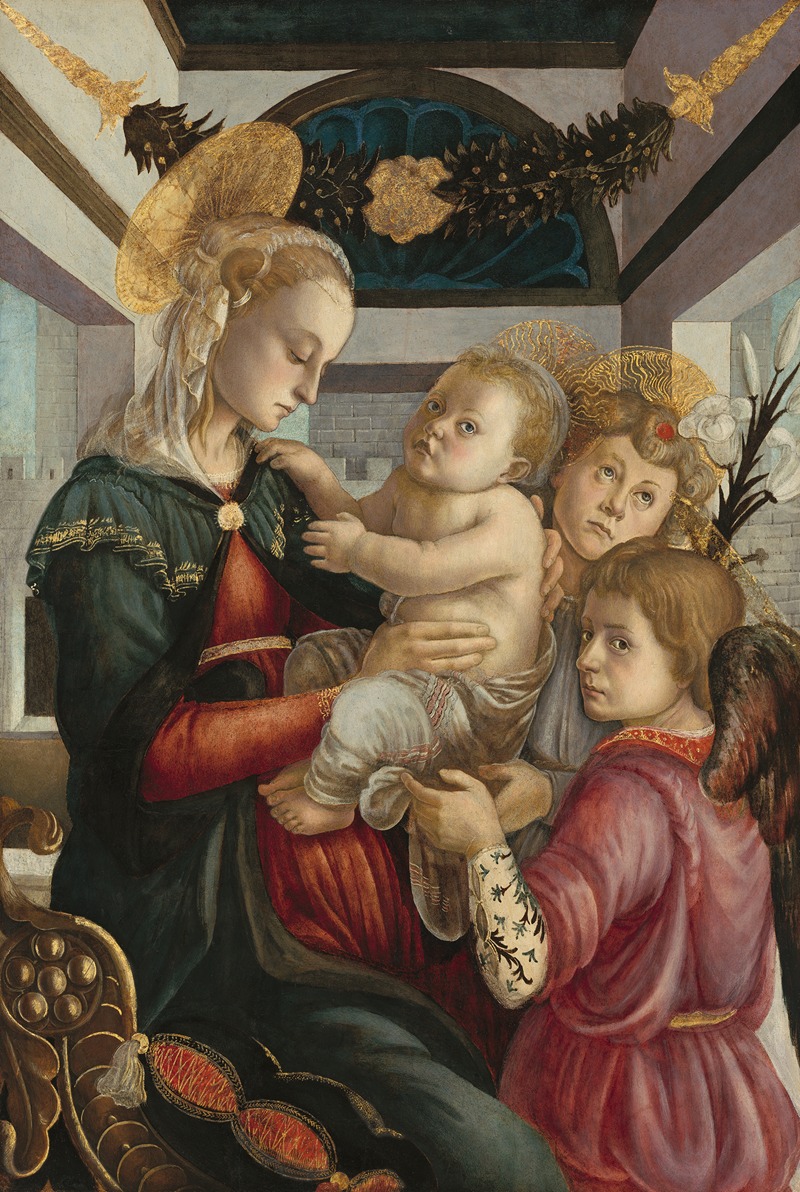 Sandro Botticelli - Madonna and Child with Angels