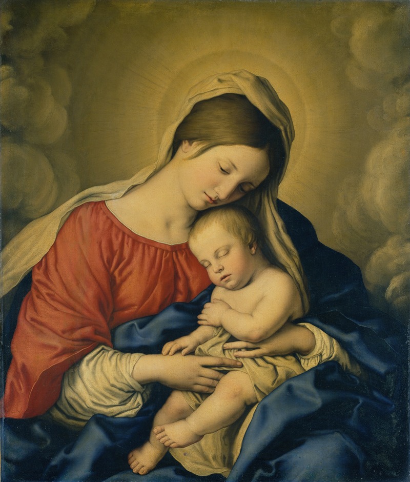 Giovanni Battista Salvi da Sassoferrato - The Virgin and Child