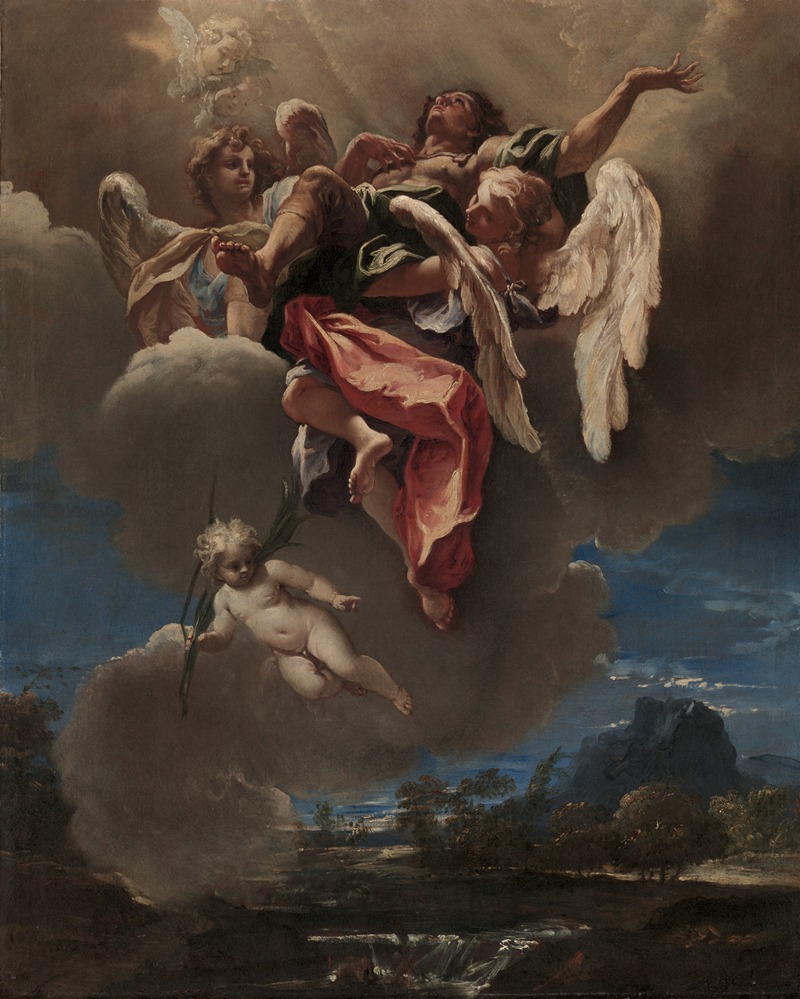 Sebastiano Ricci - Study for ‘An Apotheosis of a Saint’ (for San Bernardino dei Morti, Milan)