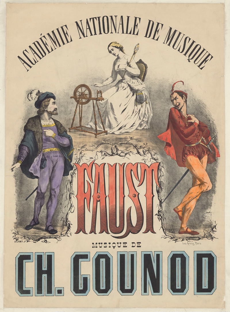 Pierre-Auguste Lamy - Académie Nationale de Musique. Faust