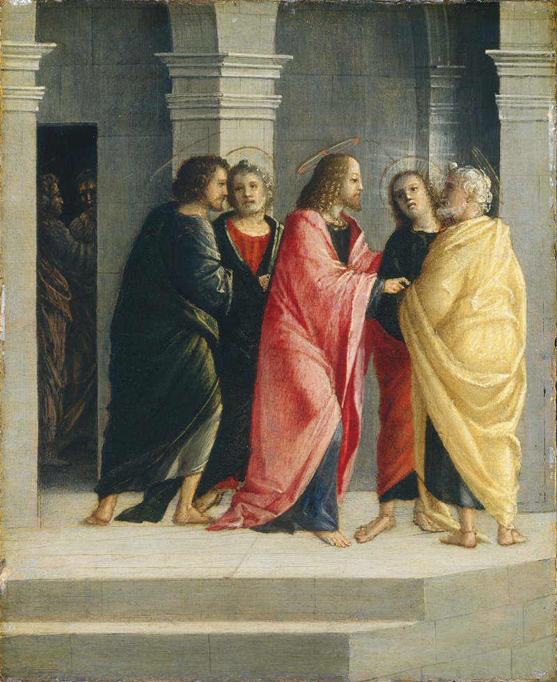Vincenzo Civerchio - Christ Instructing Peter and John to Prepare for the Passover