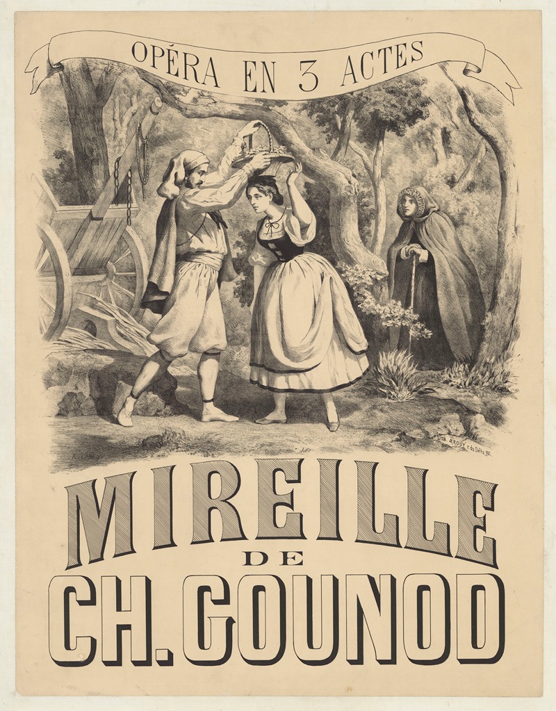 Pierre-Auguste Lamy - Opéra en 5 actes. Mireille de Ch. Gounod