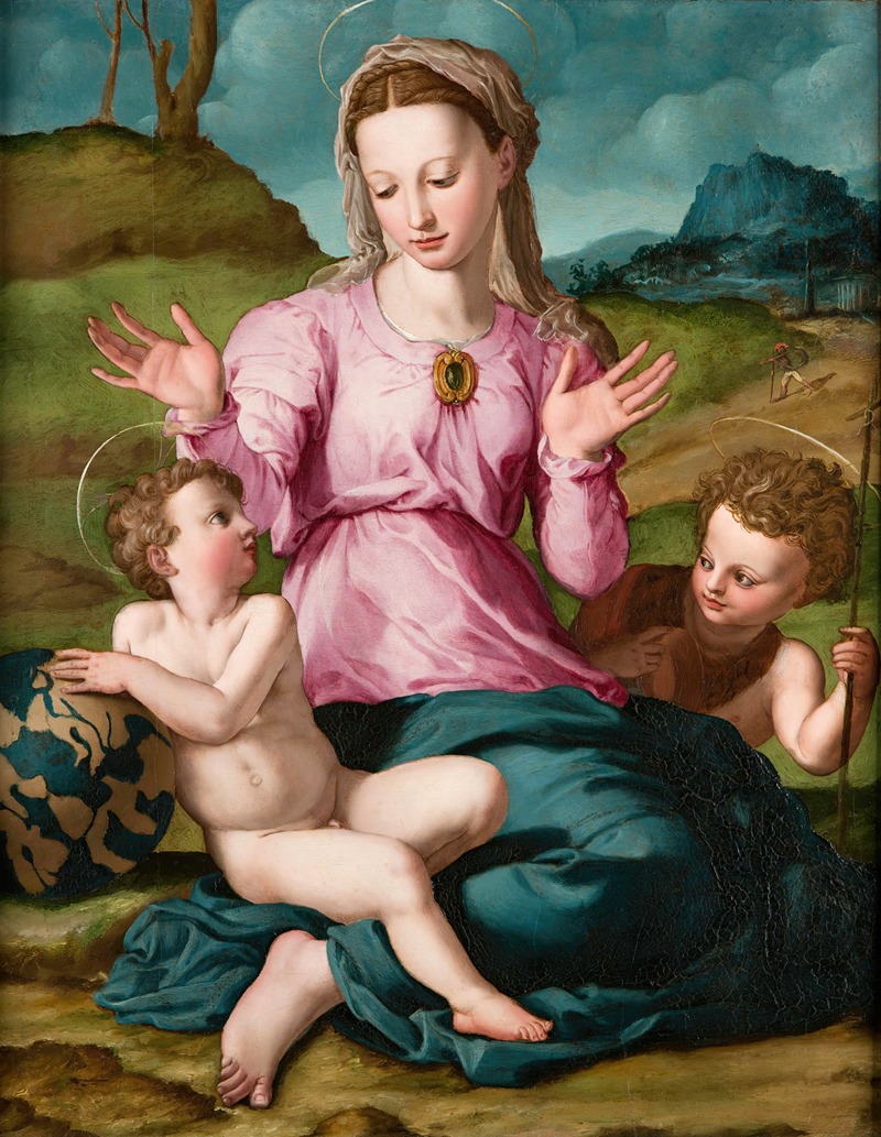 Agnolo Bronzino - Madonna and Child with Saint John the Baptist