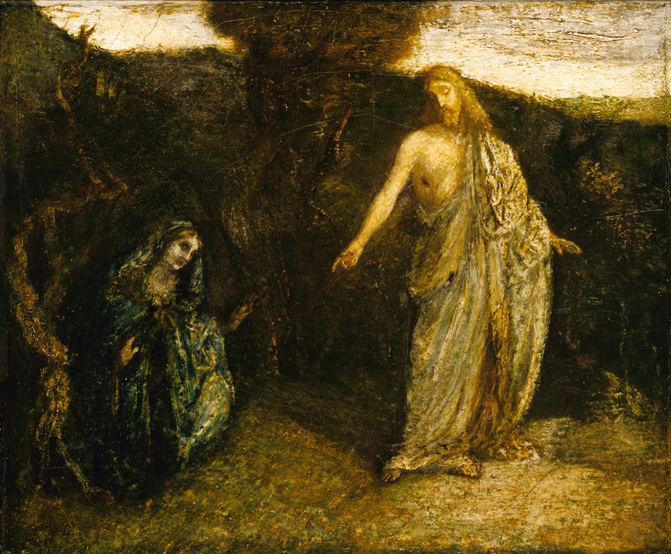 Albert Pinkham Ryder - Christ Appearing to Mary