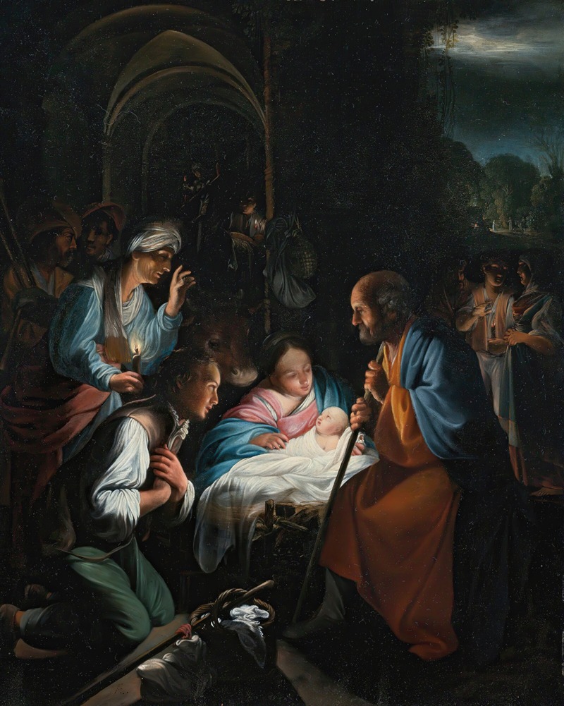 Carlo Saraceni - The Adoration Of The Shepherds