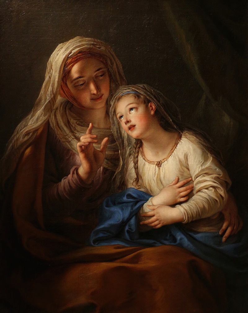 Charles-Antoine Coypel - The Education of the Virgin Mary